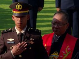 Michael Josua Perwira Polri Penganut Konghucu yang dilantik Presiden Jokowi
