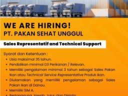 PT Pakan Sehat Unggul Buka Lowongan Kerja Technical Support