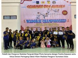 Pengcab WADOKAI Binjai Raih Emas pada Championship Tebing Tinggi Seri 2