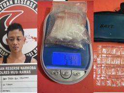 Eagle Squad Satresnarkoba Polres Musi Rawas Tangkap Aan Topah
