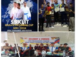 KONI Kecamatan Patumbak Gelar Sirkuit Karate Cup Seri I 2024