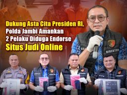 Ditreskrimsus Polda Jambi Tangkap 2 Orang yang Promosi Judi Online