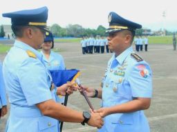 Danlanud Sultan Hasanuddin Pimpin Upacara Sertijab Danwing Udara 5