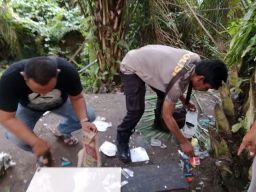 Polsek Bilah Hulu Grebek Sarang Narkoba di Desa Linggatiga