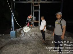 Polres Simalungun Awasi Lokasi Dugaan Tambang Pasir Ilegal