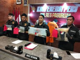 Polres Pasuruan Tangkap Pelaku Begal yang Beraksi Cukup Sadis