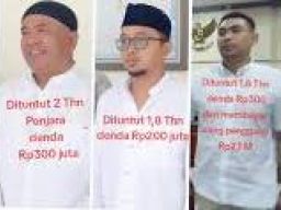 Komanditer CV Raelina Dwikania Jaya Divonis Pidana Korupsi 1 Tahun Penjara