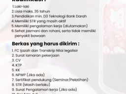 RS Islam Surabaya Buka Lowongan Staf Bank Darah