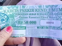 Viral Tarif Karcis Parkir Kendaraan Umum di Pengajian Iqdam Rp 50 Ribu