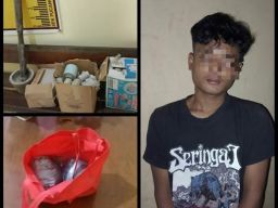 Polsek Pucanglaban Amankan Satu Orang Penjual 2 Kg Bubuk Mercon