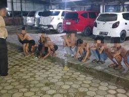 10 Preman Ditangkap Polsek Sebulu