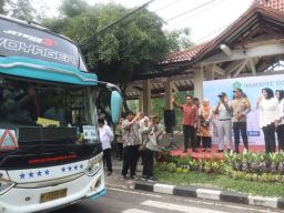 Pemkab Sidoarjo Berangkatkan Mudik Gratis, 28 Bus Angkut 1400 Pemudik