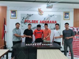 Polsek Anggana Tangkap Pengedar Sabu di Desa Muara Pantuan