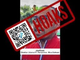 Hoaks Video Dirut PT Pertamina Patra Niaga Promosikan Situs Judi