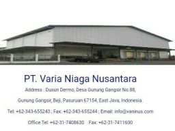 Lowongan Kerja KEPALA PPIC di PT Varia Niaga Nusantara