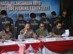 Polda Lampung Ungkap 7 Kasus Destructive Fishing