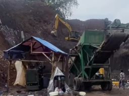 Tim Gabungan Tutup Tambang Pasir Ilegal di Desa Sindangsari