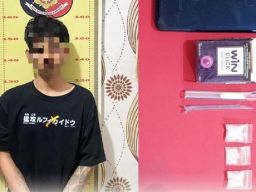 Polsek Kota Bangun Tangkap Pemuda Pengedar Narkoba