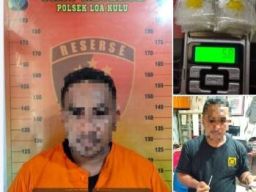 Parah, 2 Pria Transaksi Narkoba di Depan Masjid di Desa Loa Kulu Kota
