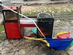 Polres Mappi Ringkus Pelaku Pengrusakan Gerobak Bakso di Depan Toko Farel