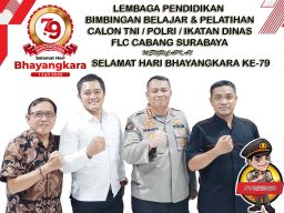 Lembaga Pendidikan FLC Cabang Surabaya Ucapkan Selamat Hari Bhayangkara ke 79
