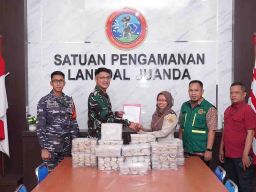 Satgaspam TNI AL Bandara Juanda Gagalkan Penyelundupan Sarang Burung Walet