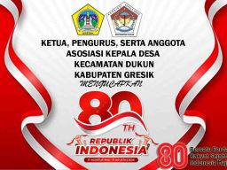 Ketua dan Pengurus AKD Kecamatan Dukun Mengucapkan Dirgahayu Republik Indonesia ke 80
