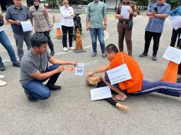 Pembunuhan Calon Paskibra 2025 di Desa Taluk Direka Ulang