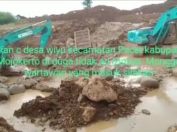 Penambang Ilegal di Desa Wiyu Mojokerto Dituntut Hukuman Ringan