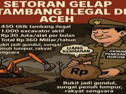 Mualem Ultimatum Tambang Ilegal Angkat Kaki dari Aceh