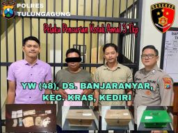 Polres Tulungagung Ungkap Kasus Pencurian Kotak Amal Masjid