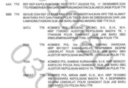 Jelang Akhir Tahun 2025, Pejabat Polri Dimutasi
