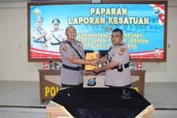 AKBP Eko Yulianto Lepas Jabatan Kapolres Tanah Karo