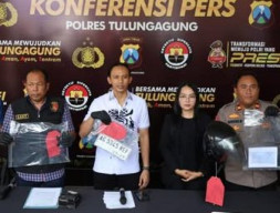Jambret di Campurdarat Diringkus Resmob Macan Agung Polres Tulungagung