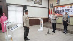 Polres Jombang Gelar Sertijab Wakapolres dan Kasat Lantas