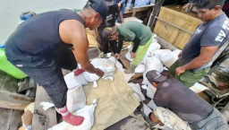 TNI AL Gagalkan Penyelundupan 25 Ton Timah Ilegal di Perairan Bangka
