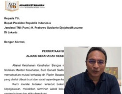 Pernyataan Sikap Aliansi Ketahanan Kesehatan Bangsa