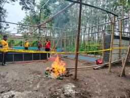 Sabung Ayam di Desa Mangunrejo Digrebek Polsek Ngadiluwih