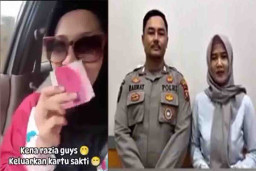 Keluarkan Kartu Sakti, Cara Lolos dari Razia Lalu Lintas Ala Ibu Bhayangkari