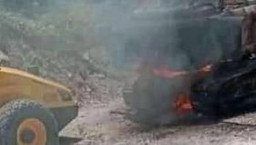 TPNPB Bakar Ekskavator Tambang Ilegal di Kabupaten Paniai