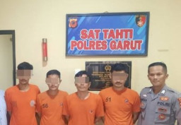 Polsek Cikajang Tangkap 4 Pelaku Penculikan dan Kekerasan