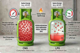 Bahaya Tabung Gas CNG 3 Kg