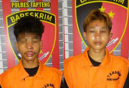Polres Tapanuli Tengah Amankan Dua Pencuri Sepeda Motor di Lumut