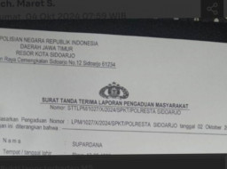 Warga Kelurahan Urangagung Dilaporkan ke Polresta Sidoarjo