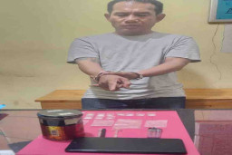 Polsek Siak Hulu Tangkap Pengedar Sabu di Desa Pandau Jaya