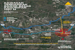 Kraton Airlangga di Krian Kebanjiran