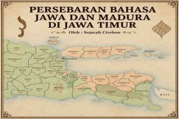 Persebaran Bahasa Jawa dan Madura di Jawa Timur