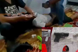 Satreskrim Polres Bangkalan Ungkap Kepemilikan Senjata Api Ilegal di Banyuajuh