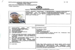 Achmad Fauzi Jadi DPO Polres Lumajang