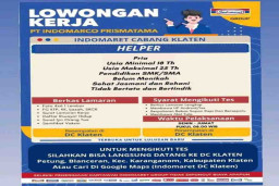 Lowongan Kerja di Indomart Klaten